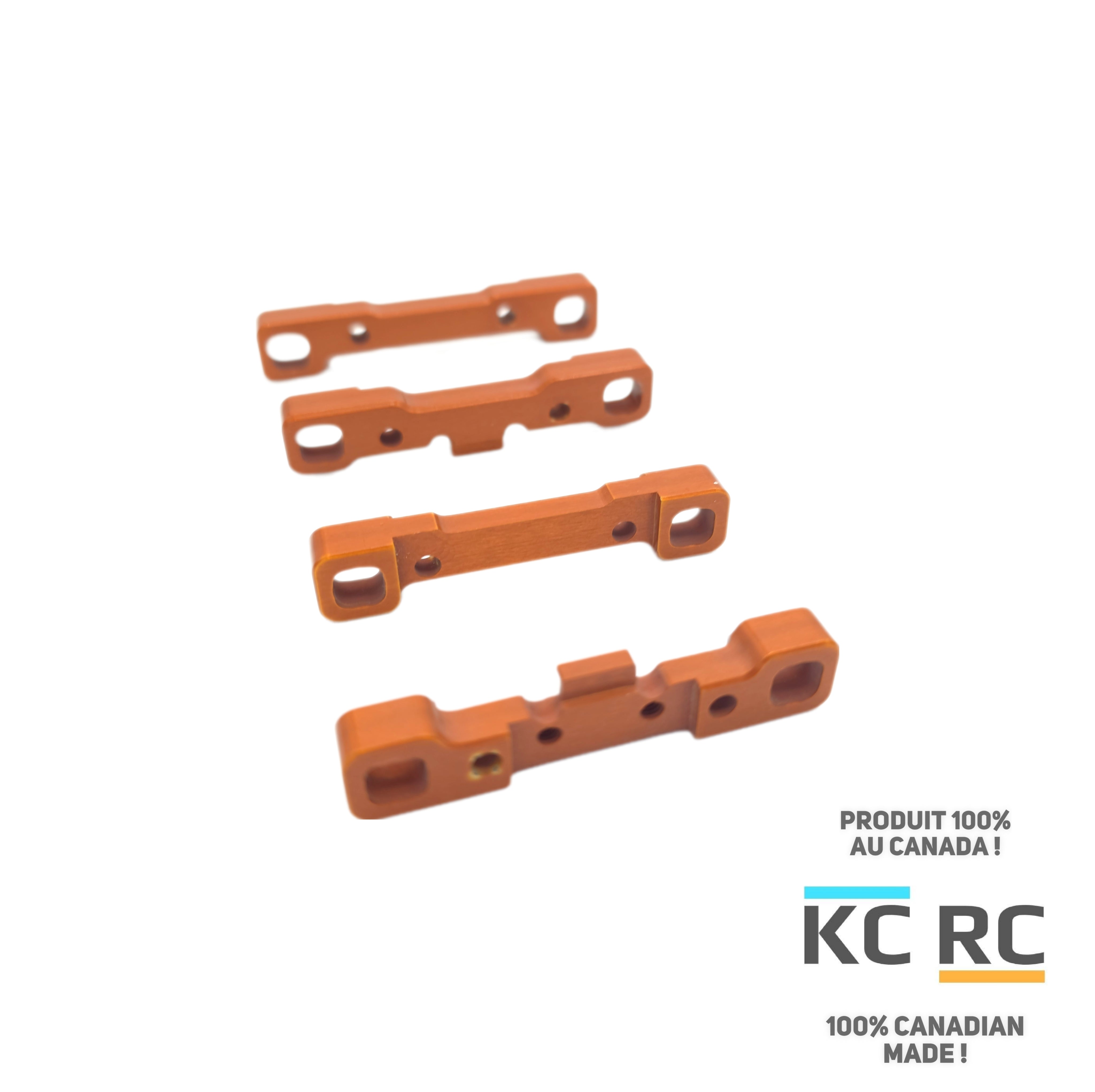 KC RC 7075 T6 Hinge pin holder block (TEKNO EB410-EB410.2 / ET410 - ET410.2)
