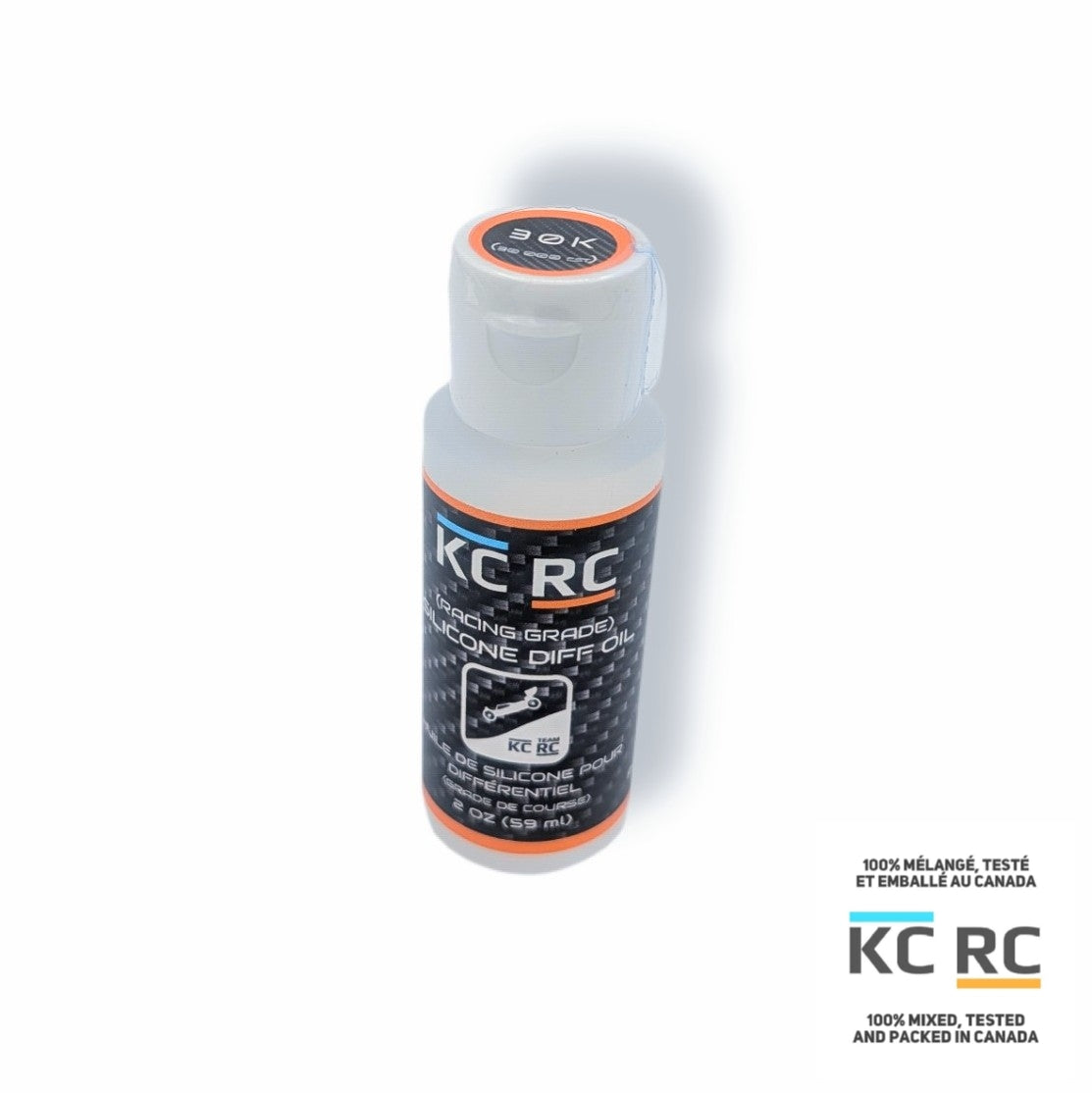 Huile pour amortisseurs KC RC, bouteille de 4 oz