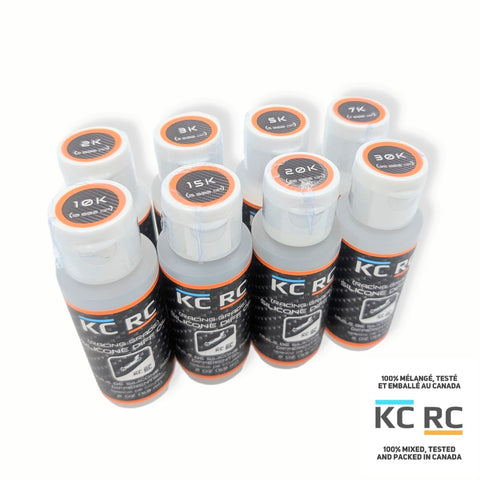 Huile pour amortisseurs KC RC, bouteille de 4 oz