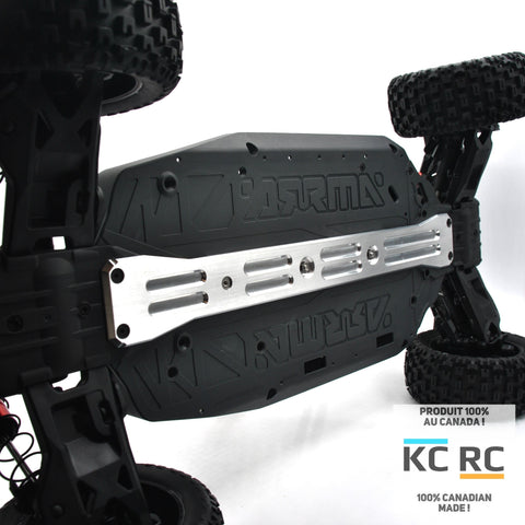KC RC Skid plate 7075 T6 ( 6.35mm ) for Mojave 4s